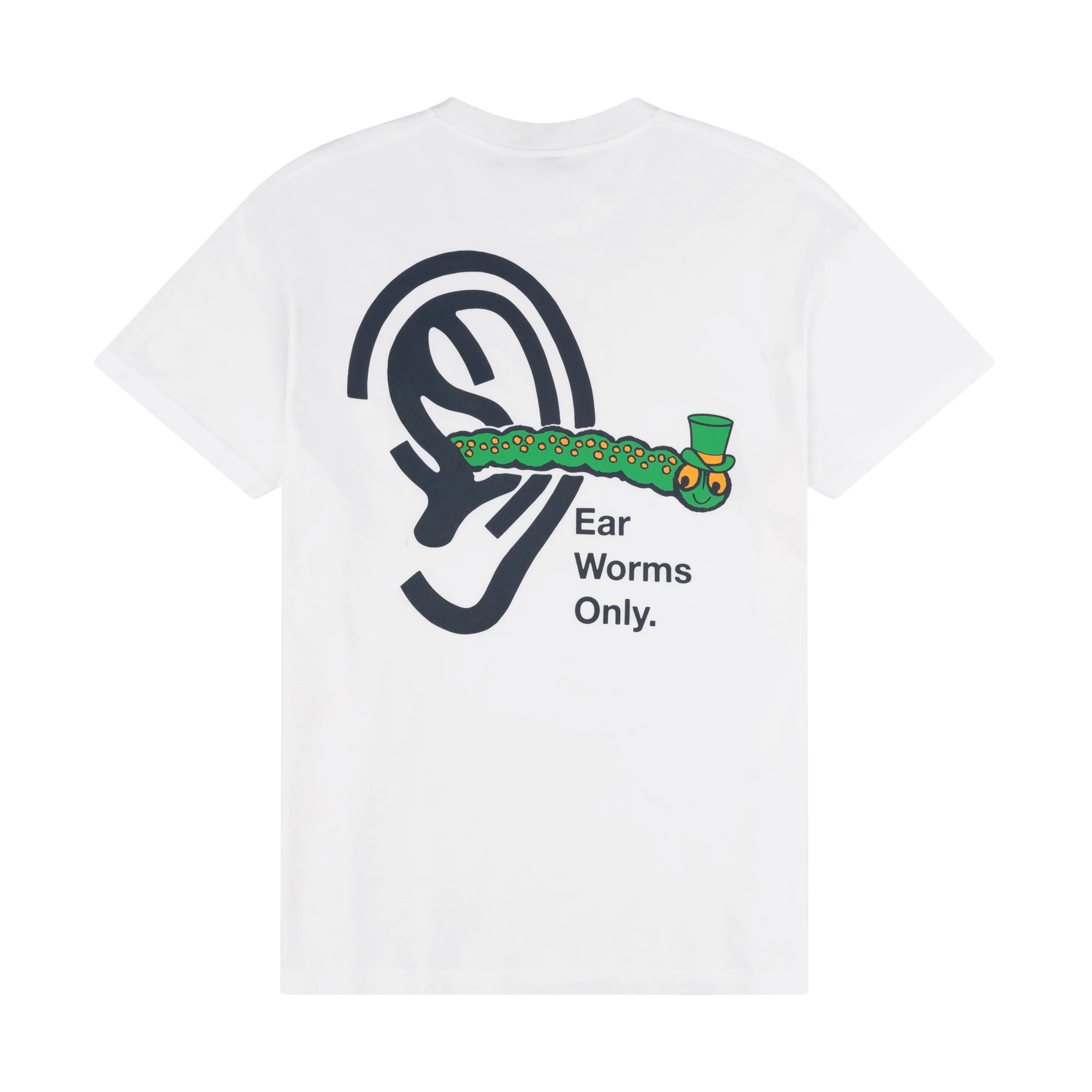BRAIN DEAD EAR WORMS ONLY WHITE TEE - Image 2
