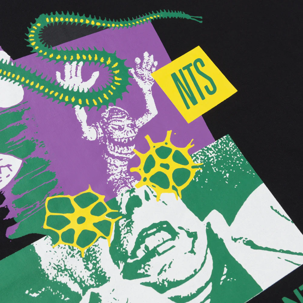 Brain Dead x NTS Mutant Music Tee - Black - Image 4