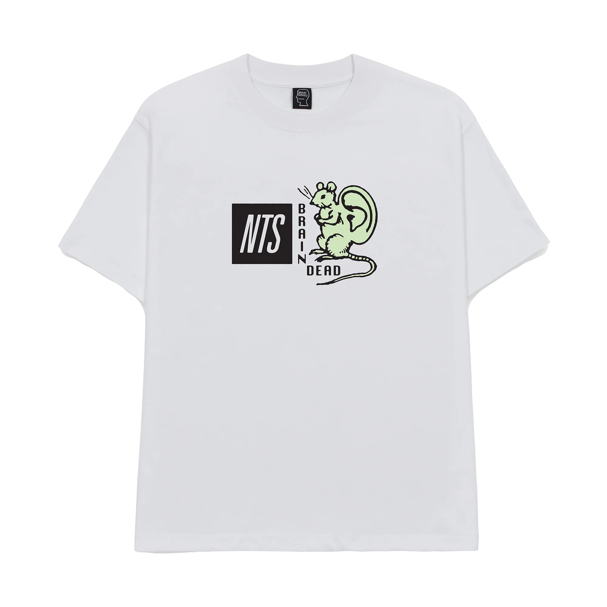 Brain Dead X NTS Mutant Rat Tee - White