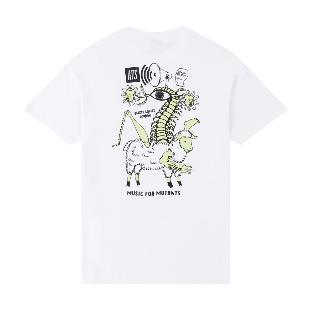 Brain Dead X NTS Mutant Rat Tee - White - Image 2