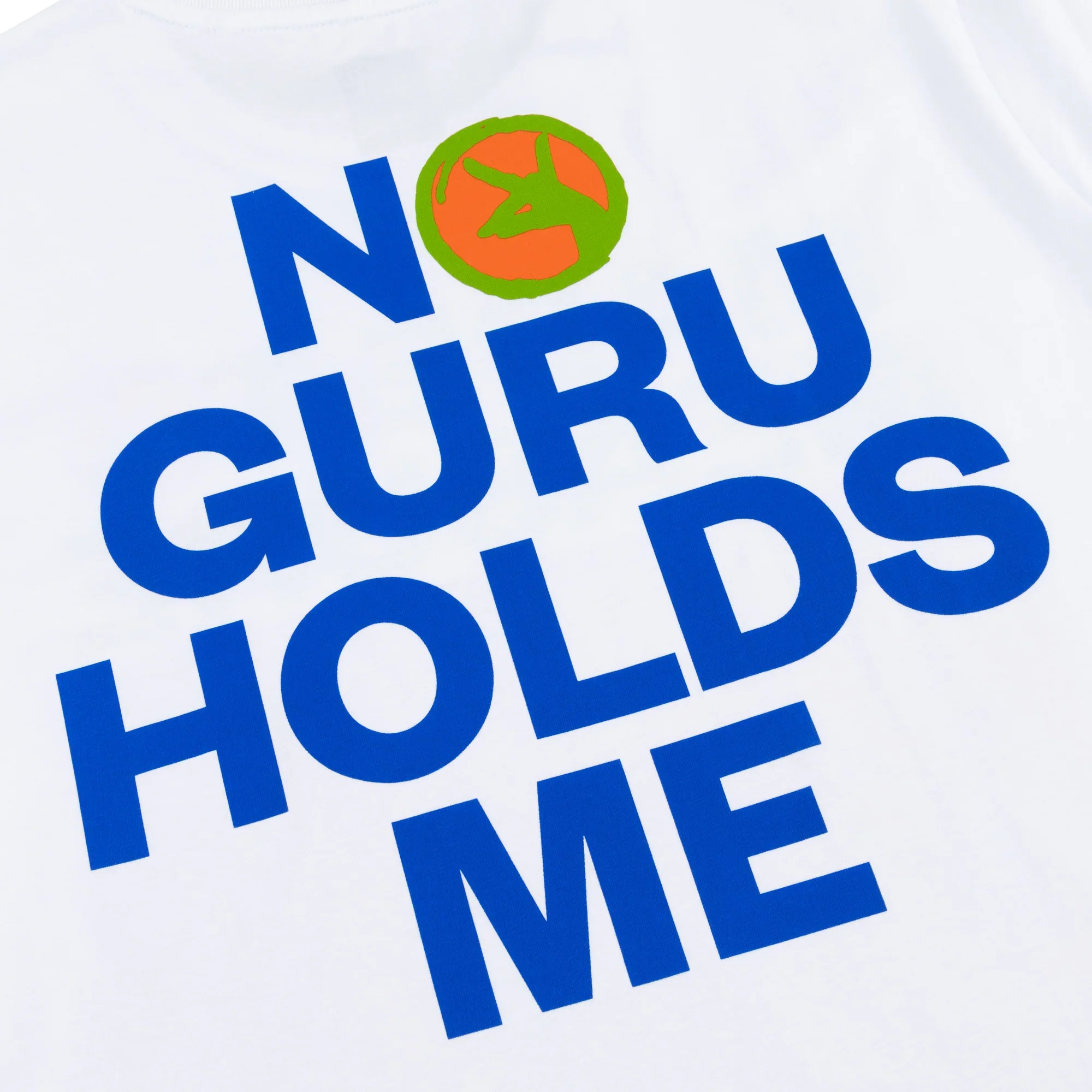 CRAMMED DISCS X NTS NO GURU HOLDS ME T-SHIRT - WHITE - Image 4