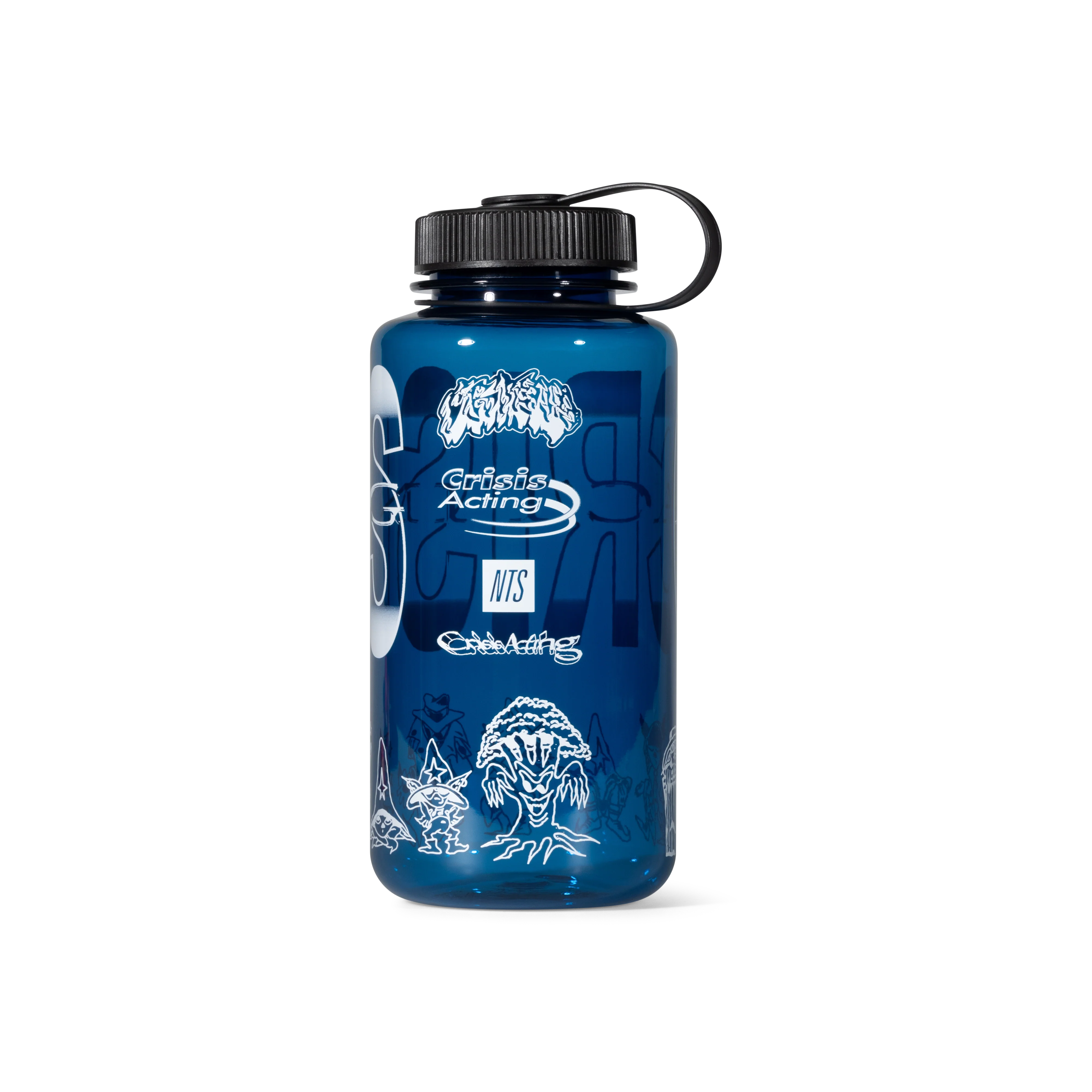 Crisis Acting x NTS Crisis Creatures Water Bottle - Blue - Image 3