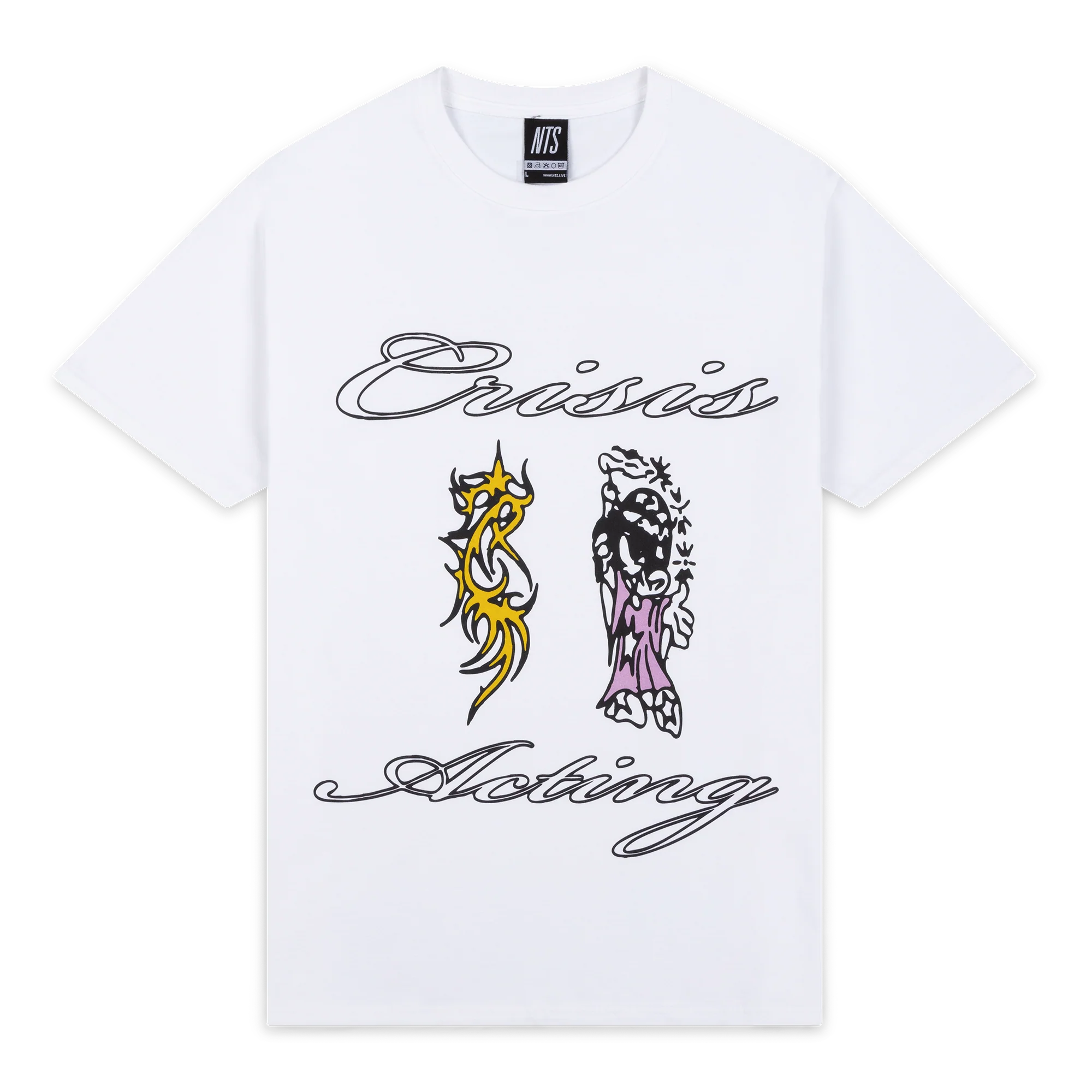 Crisis Acting x NTS Magick T-Shirt - White
