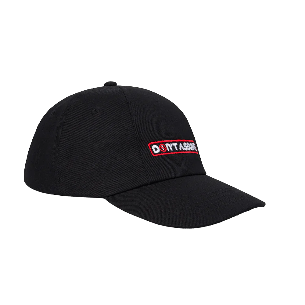 Don't Assume Cap - Black - Image 3