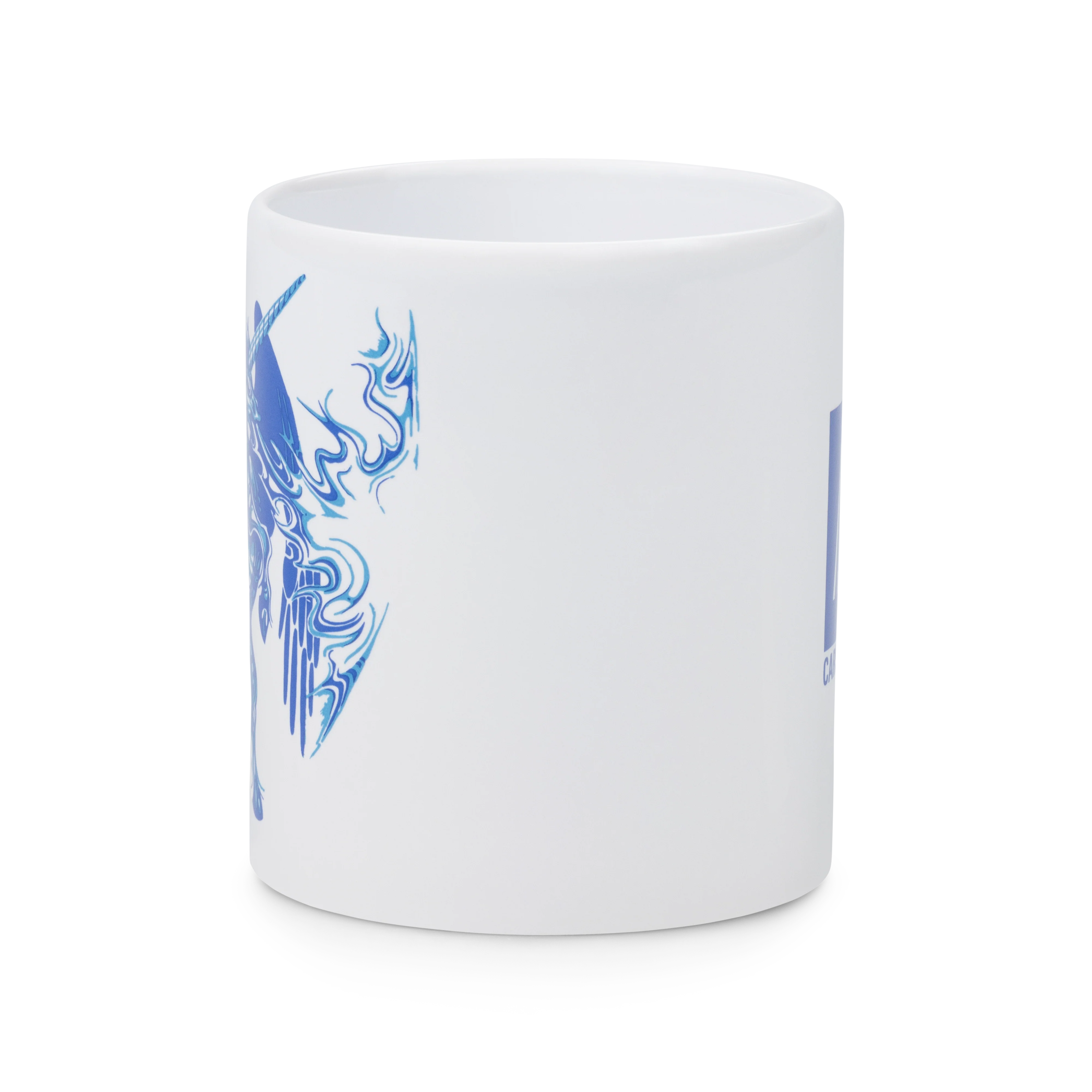 Fire Breathing Unicorn Mug - White - Image 3