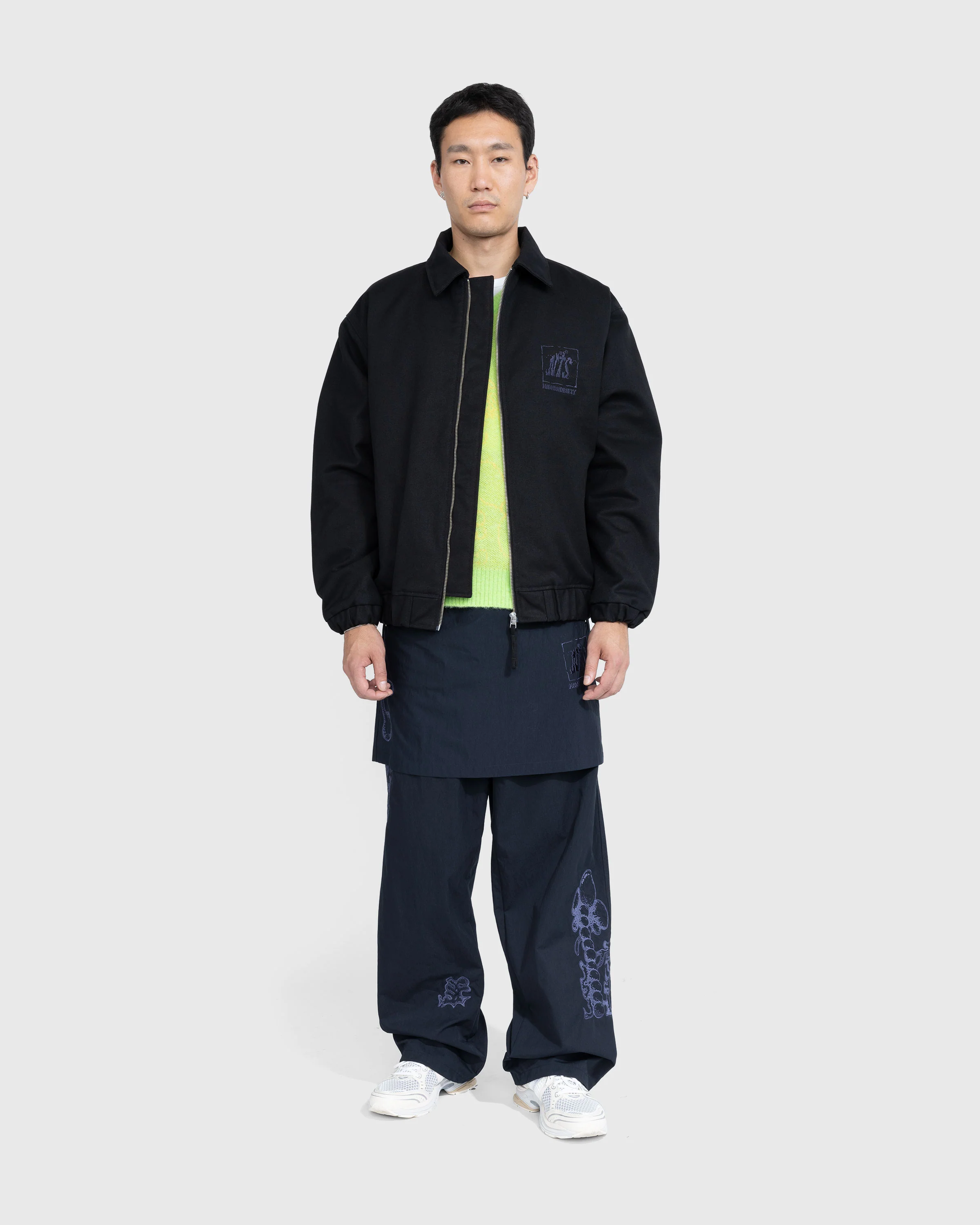 Highsnobiety X NTS Canvas Bomber Jacket - Black - Image 7