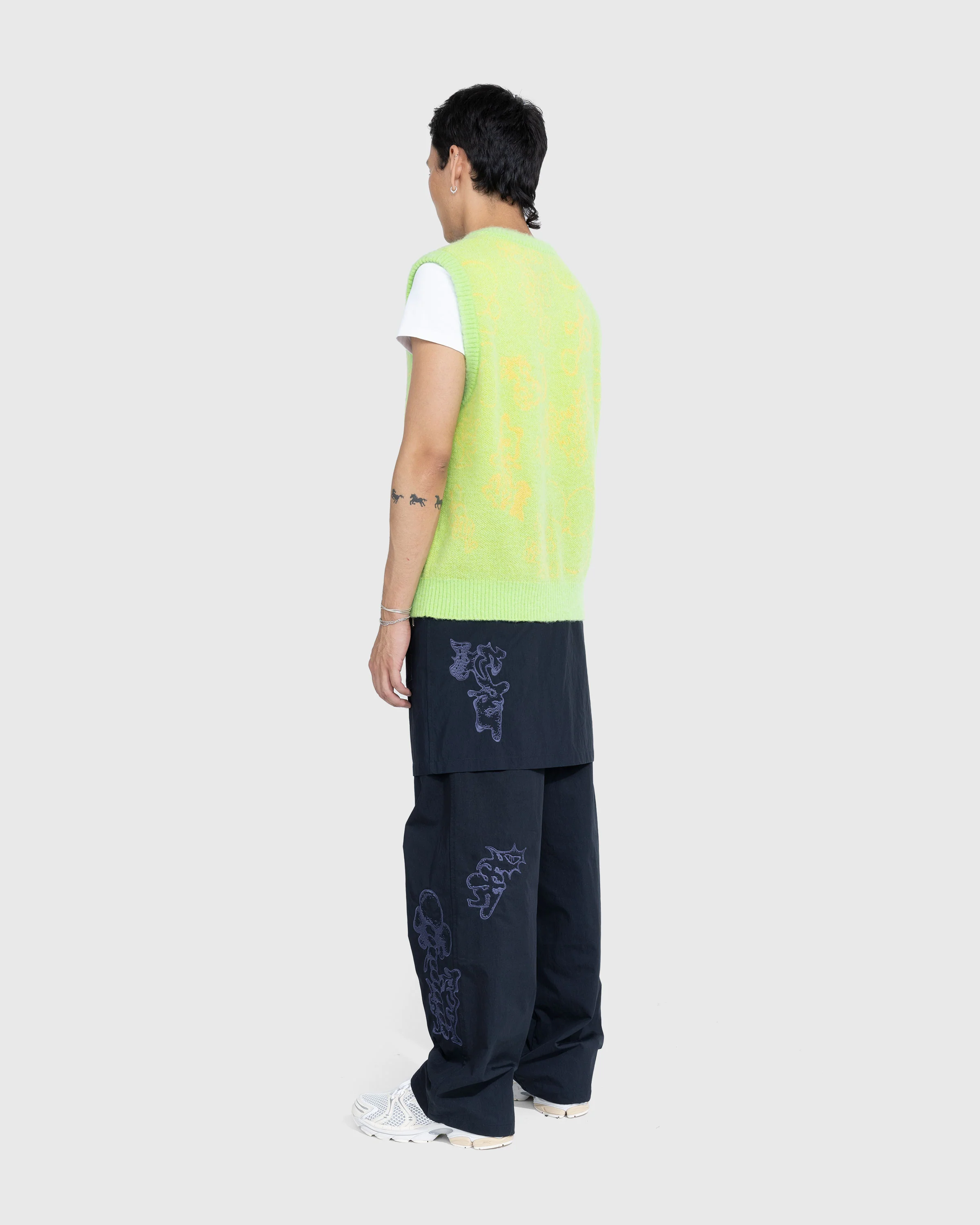 Highsnobiety x NTS Knit Vest - Green - Image 5