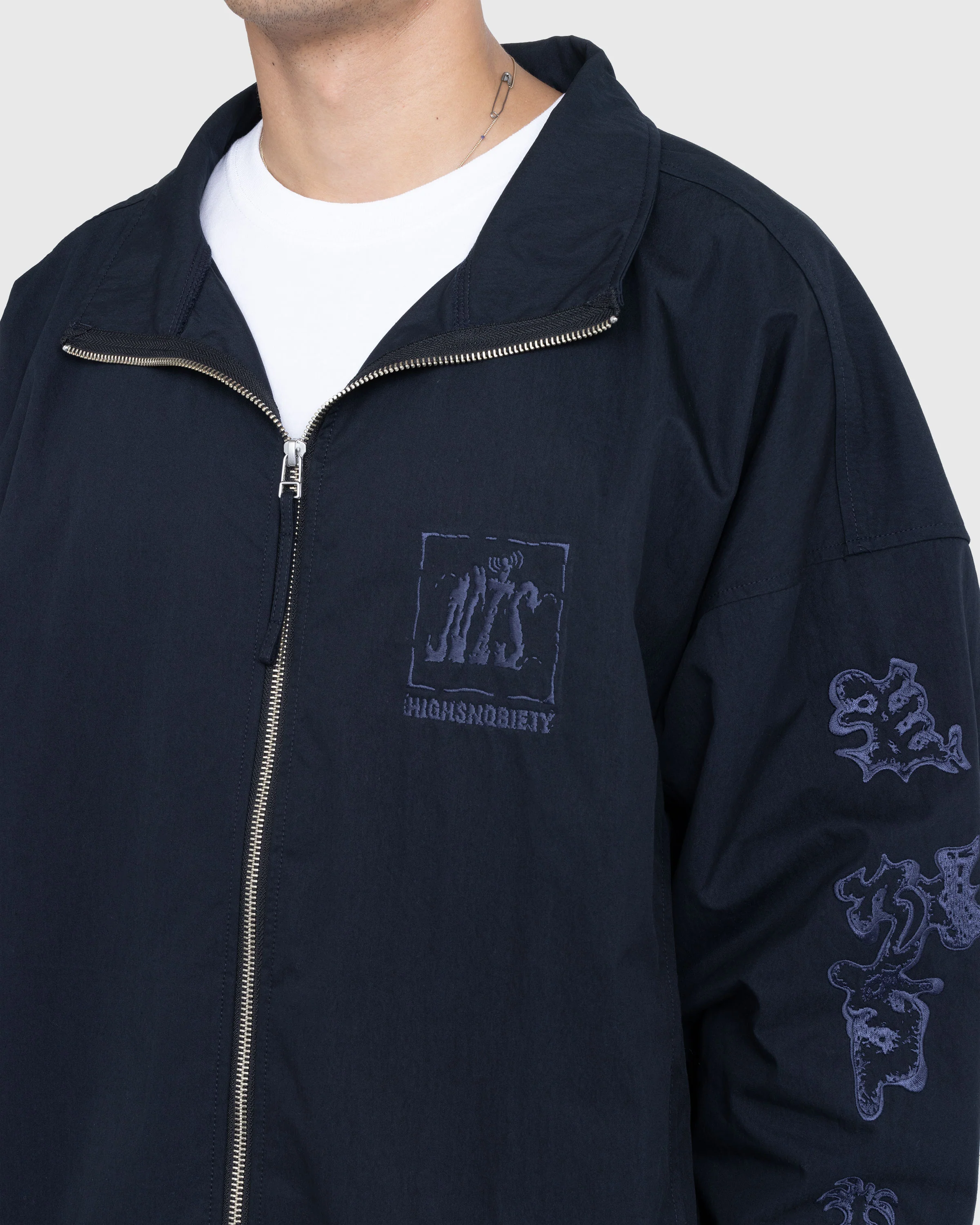 Highsnobiety x NTS Track Jacket - Black - Image 3