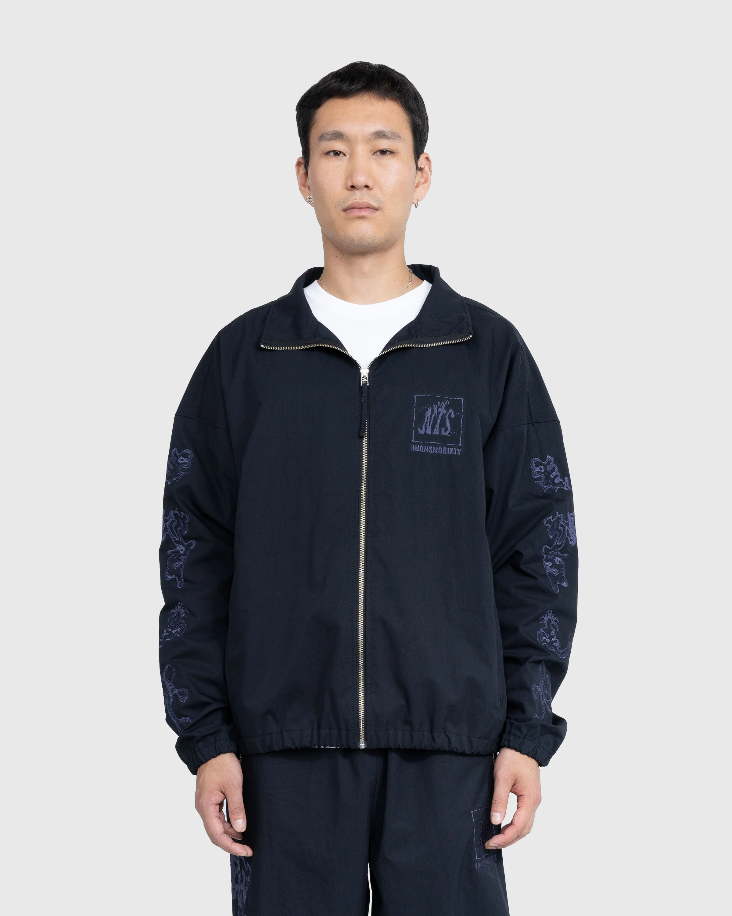 Highsnobiety x NTS Track Jacket - Black - Image 8