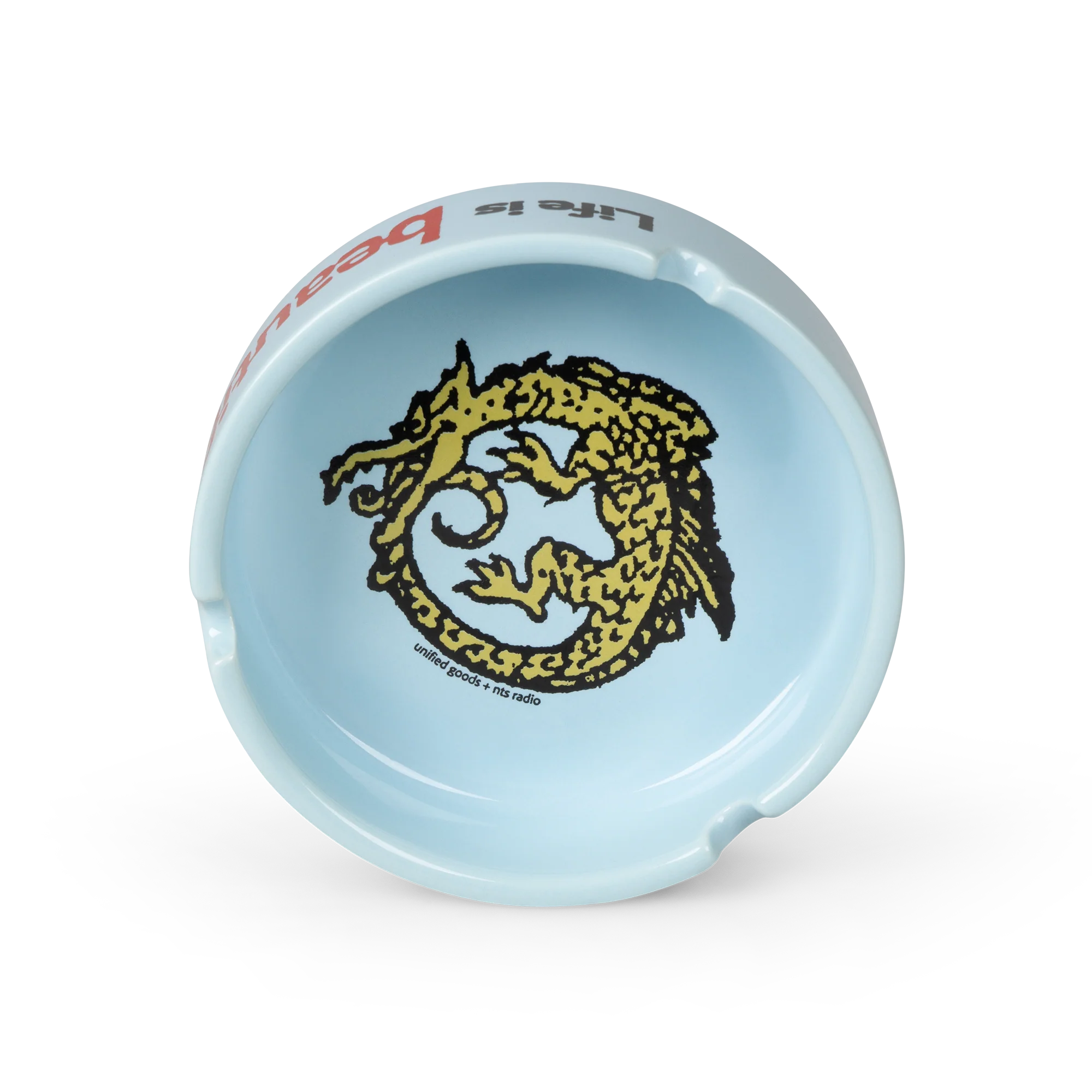 Life Is Beautiful Ceramic Ashtray - Image 3