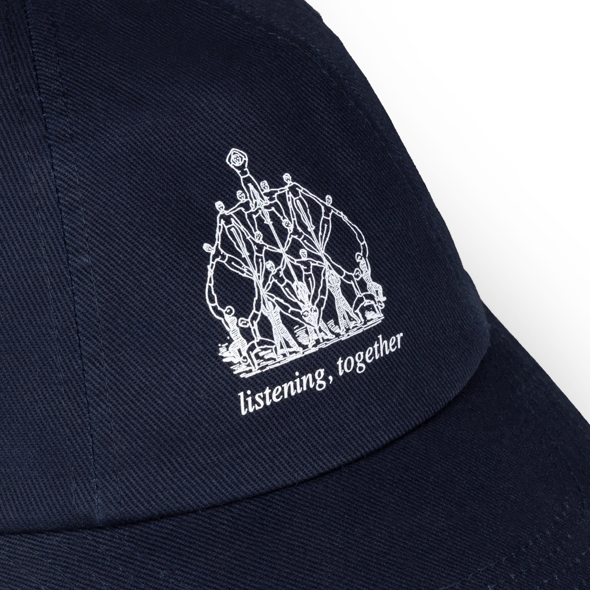 Listening, Together Distressed Cap - Navy - Image 3