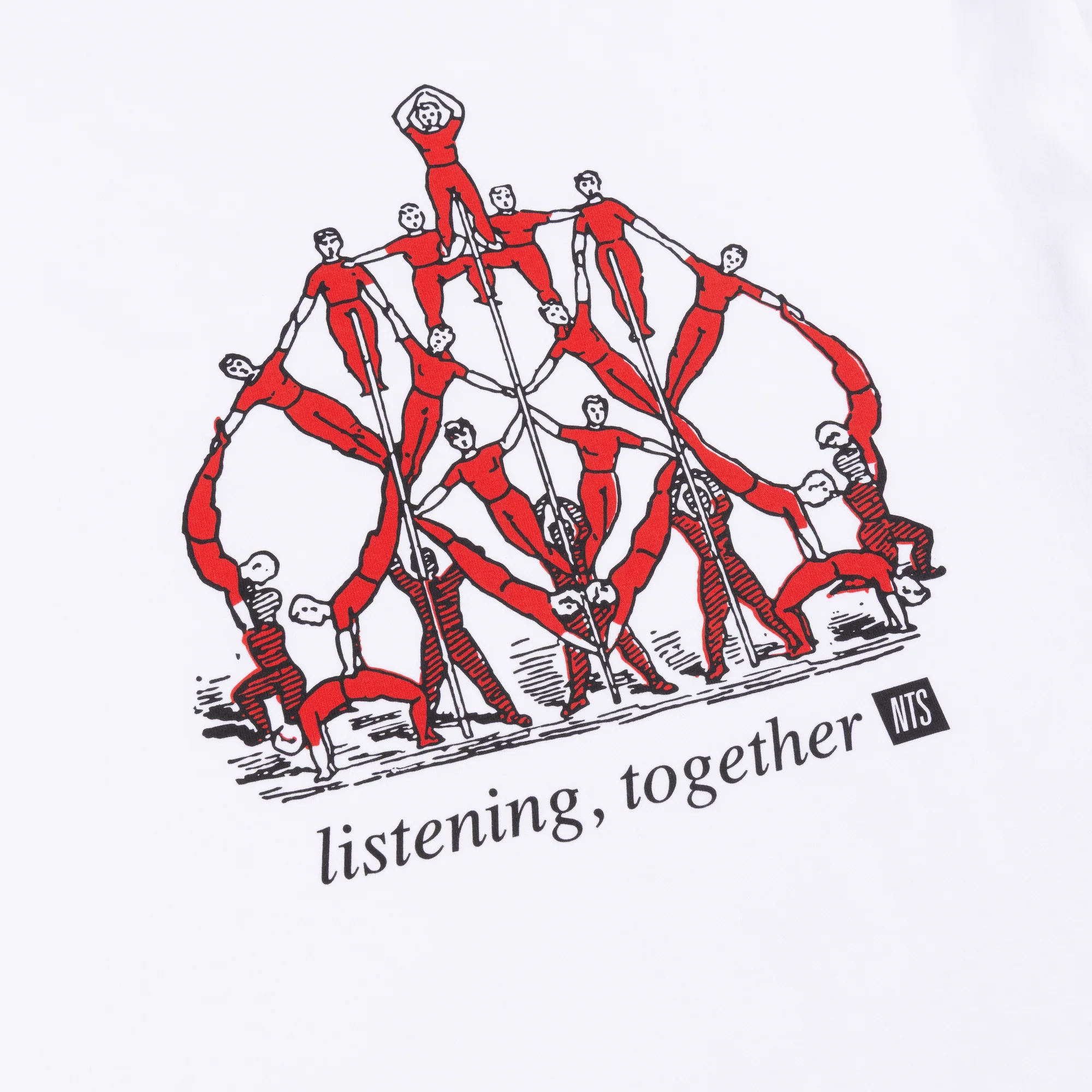 Listening, Together Tee - White - Image 2