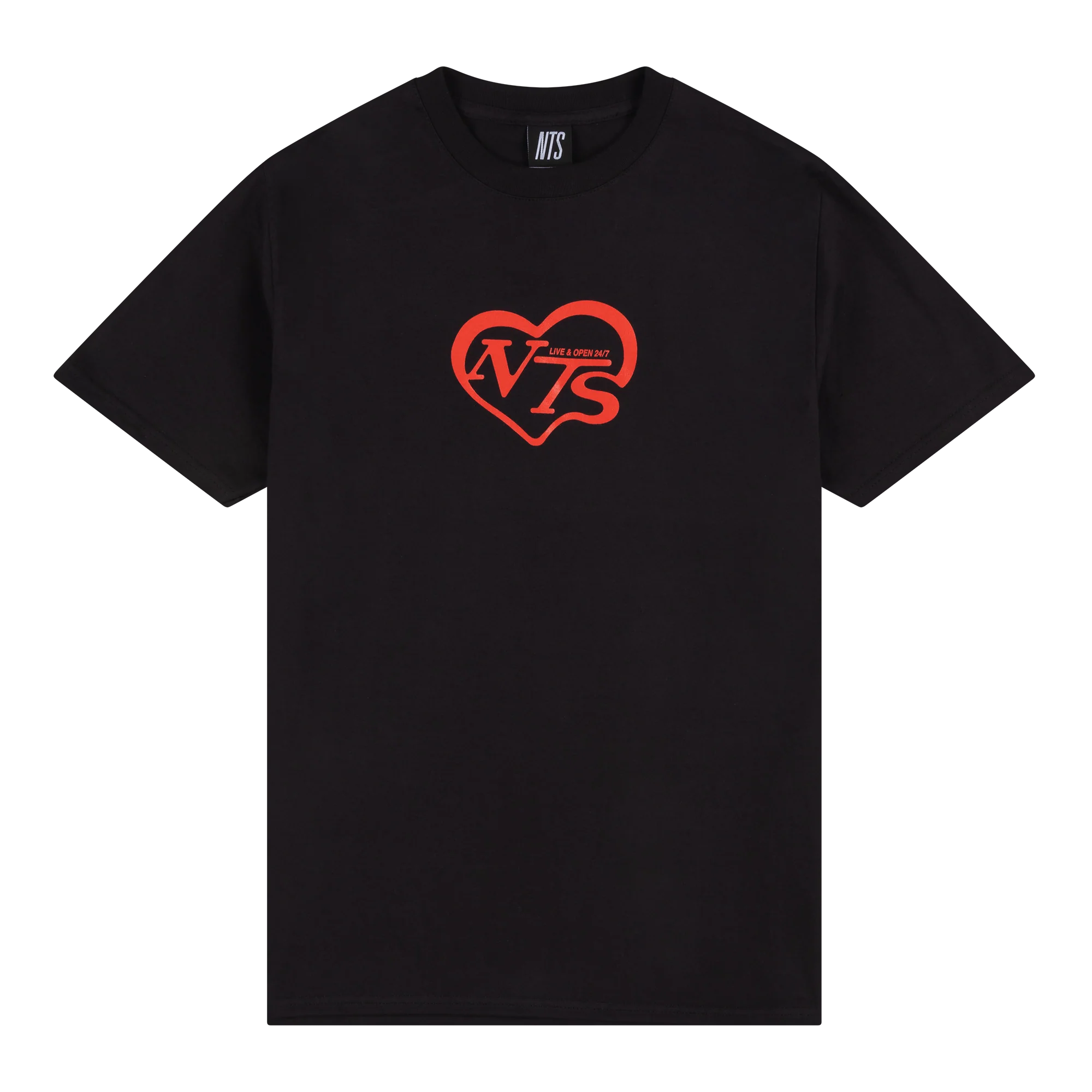 Live and Open 24/7 Tee - Black