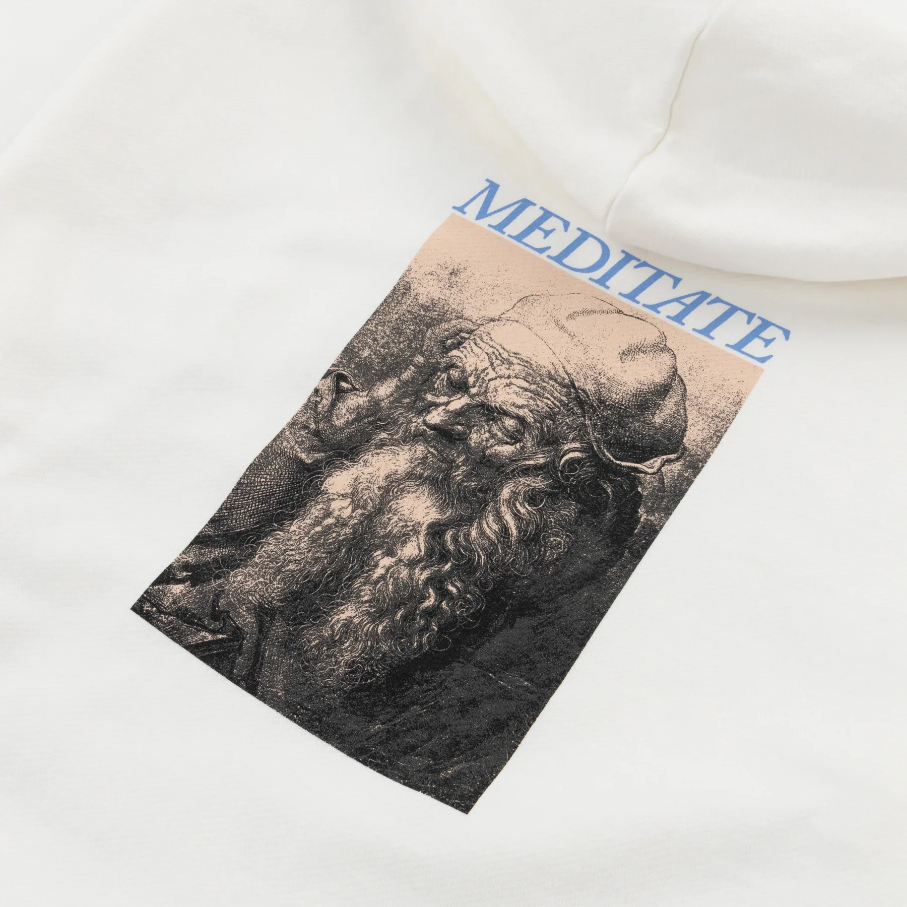 Meditate Hoodie - Ivory - Image 3