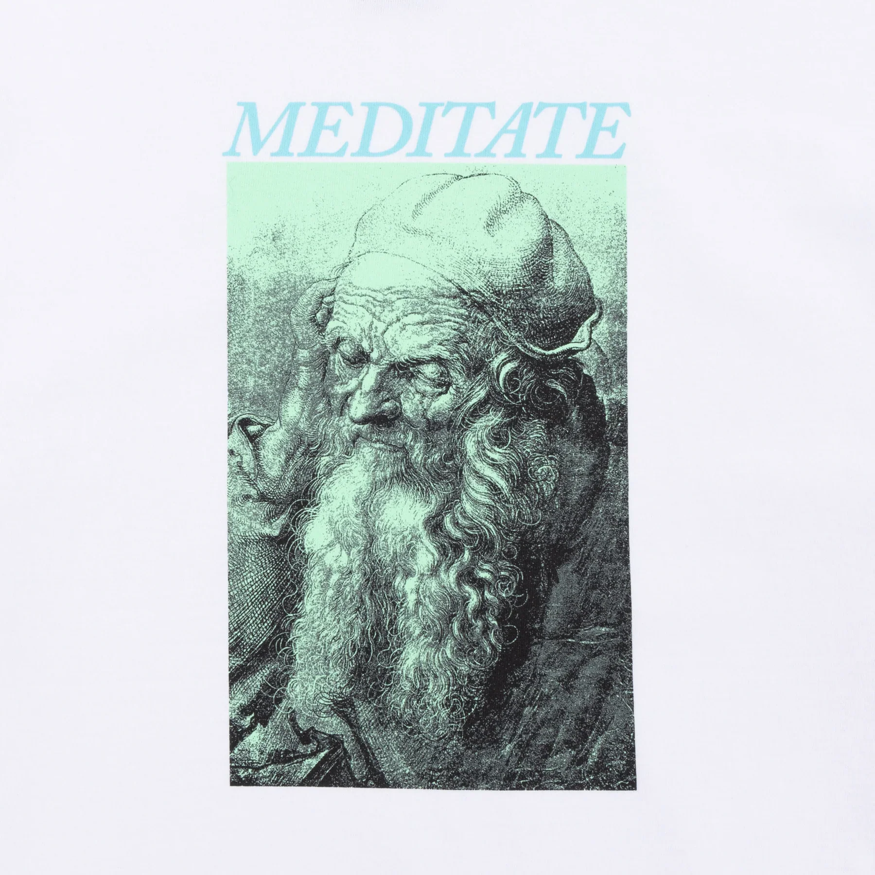 Meditate Tee - White - Image 3