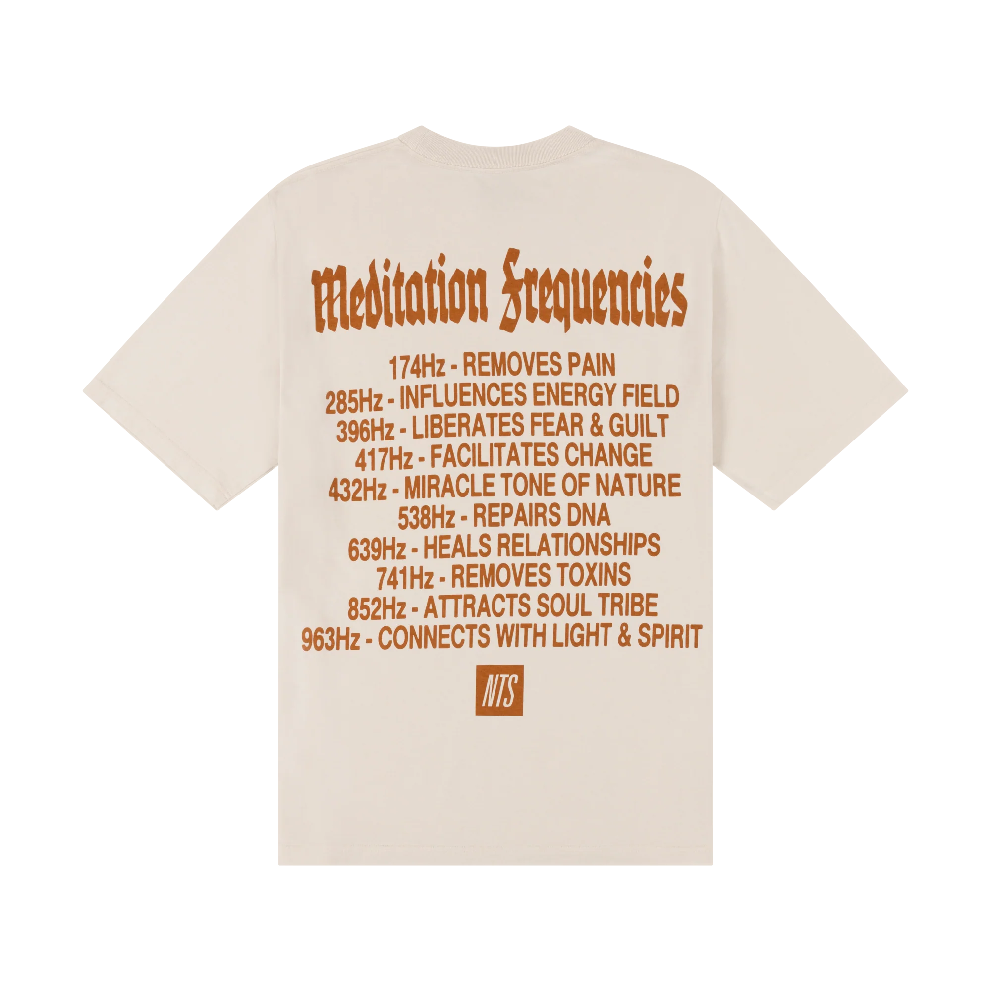 Meditation Frequencies Tee - Moonbeam - Image 2