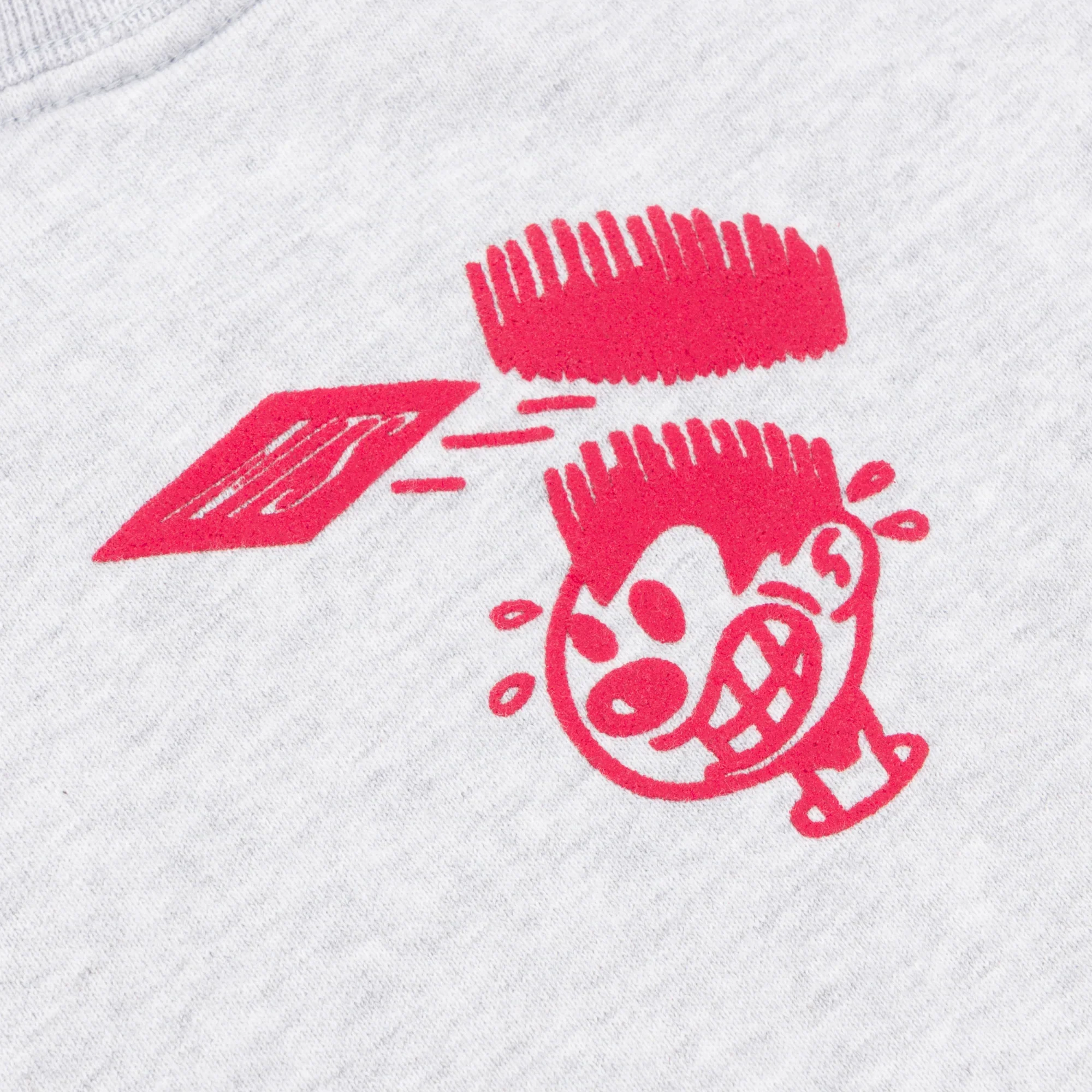 Nervous x NTS Crewneck Sweatshirt - Heather Grey - Image 2