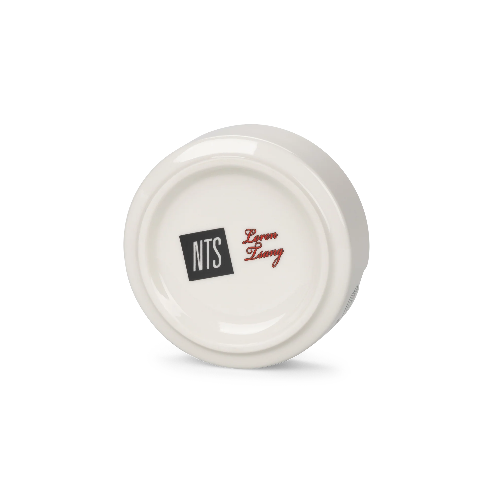 No Time to Sleep Ceramic Ashtray - White - Image 3