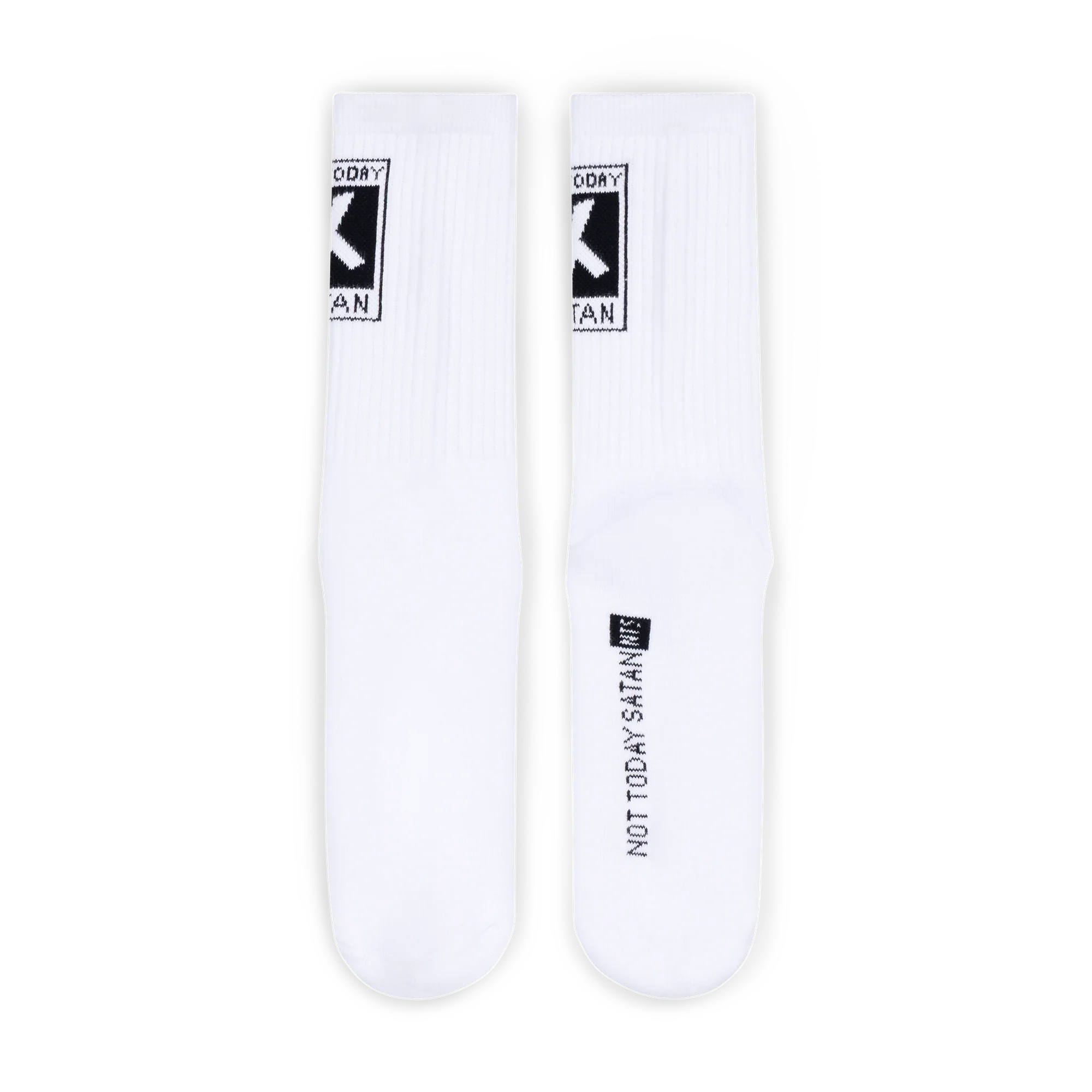 Not Today Satan Socks - White - Image 4