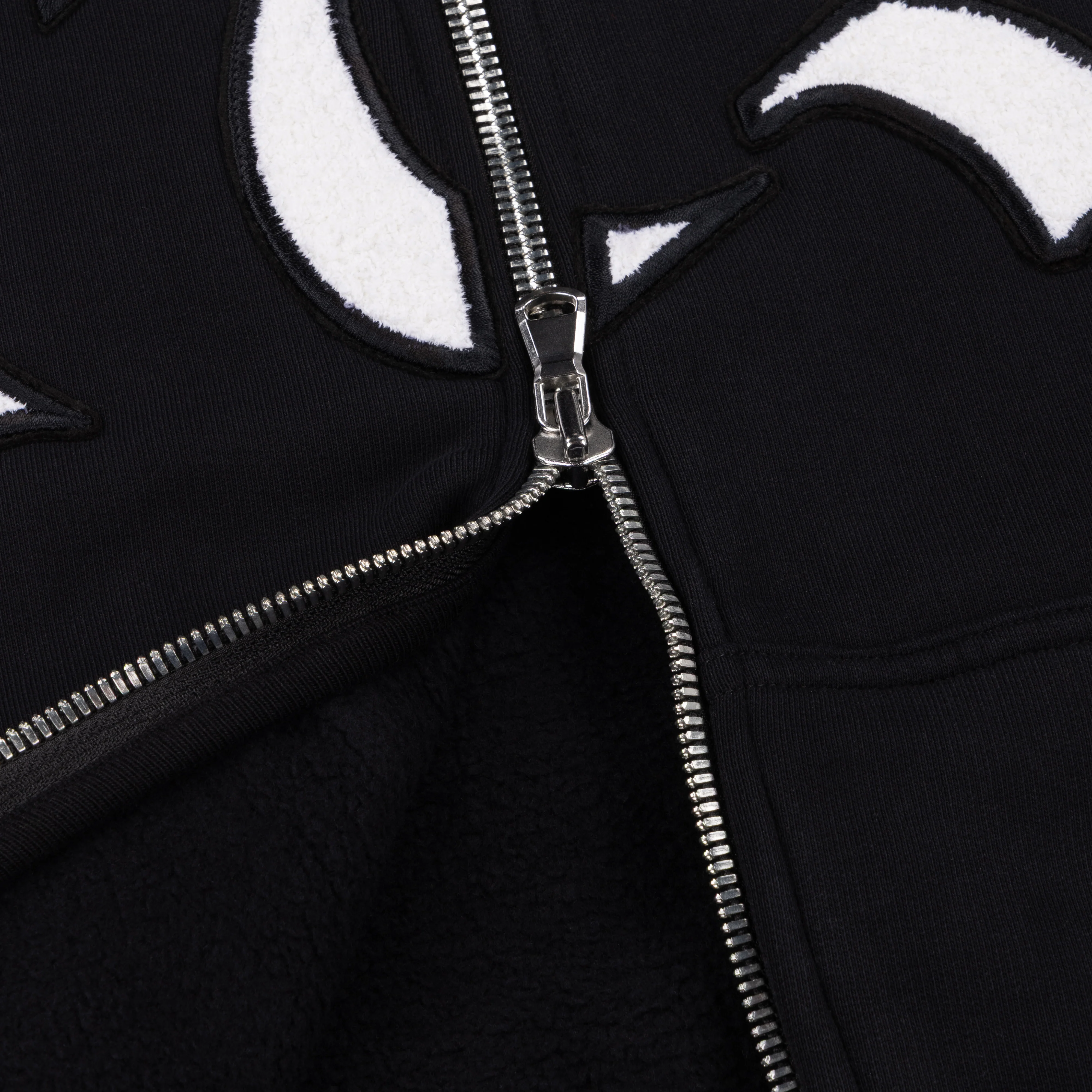 NTS Heavyweight Zipped Hoodie - Black - Image 3