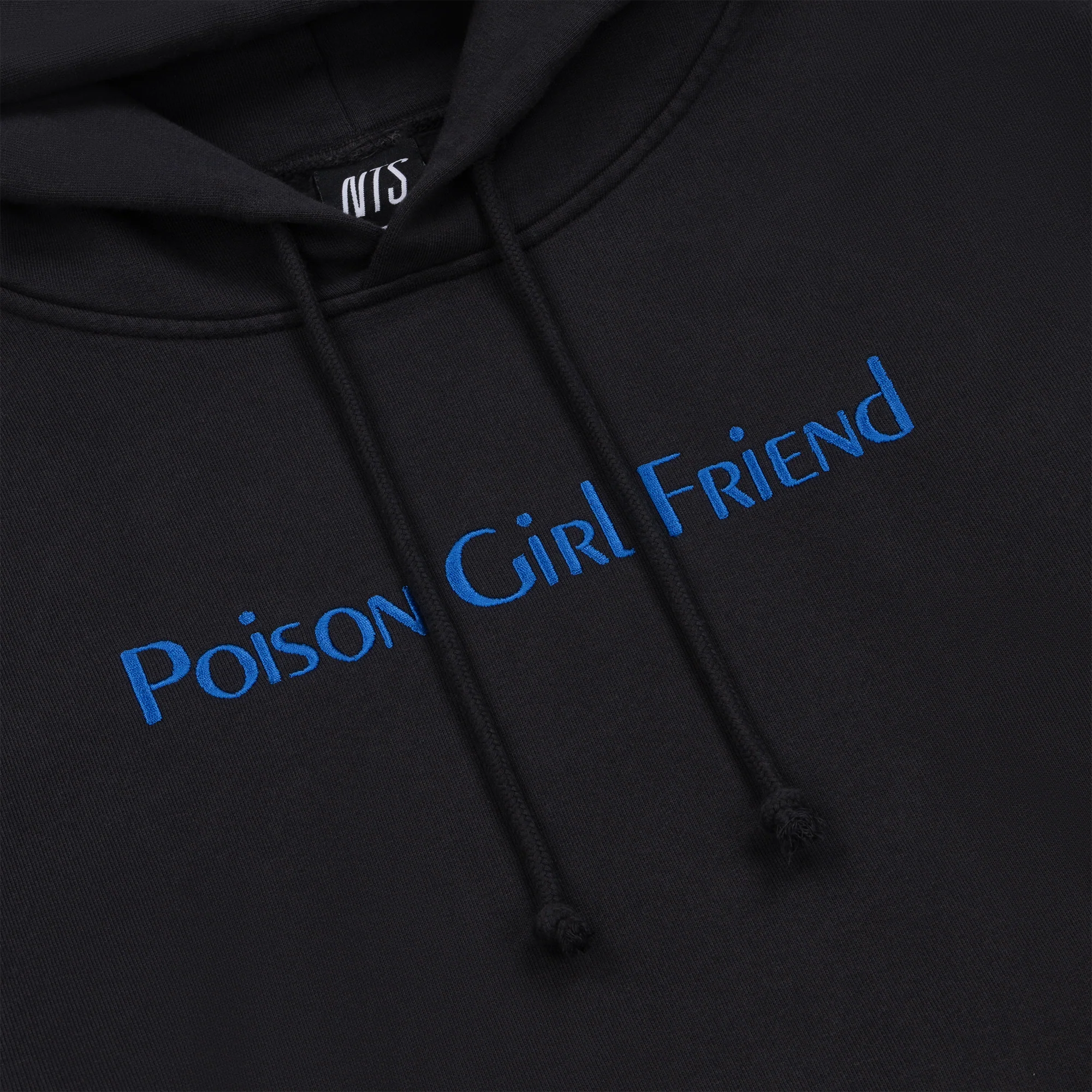 POiSON GiRL FRiEND (J-DIGS) x NTS POiSON HOODIE – BLACK - Image 2