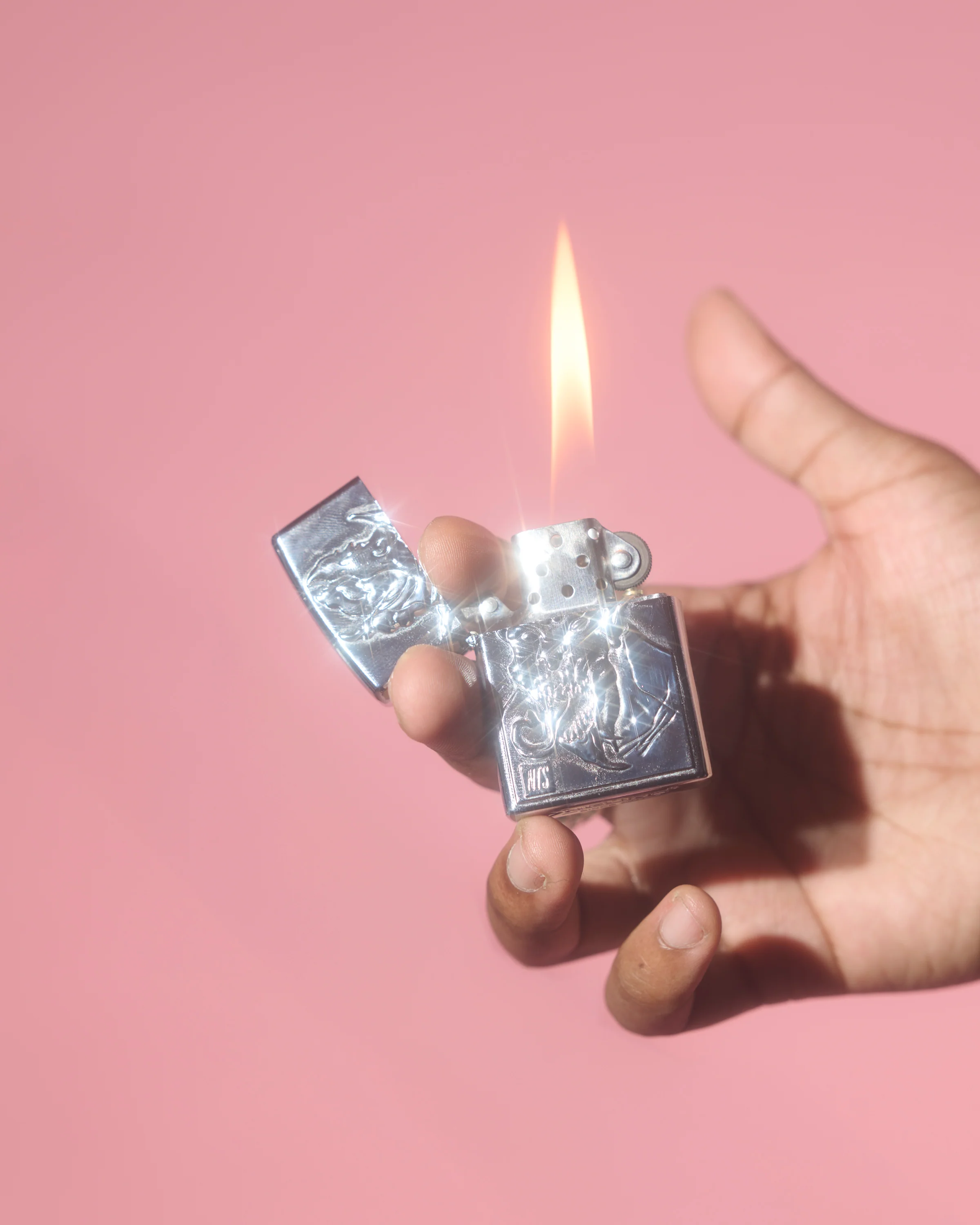 Spacebrat x NTS DIAMOND LIGHTER - SILVER - Image 5
