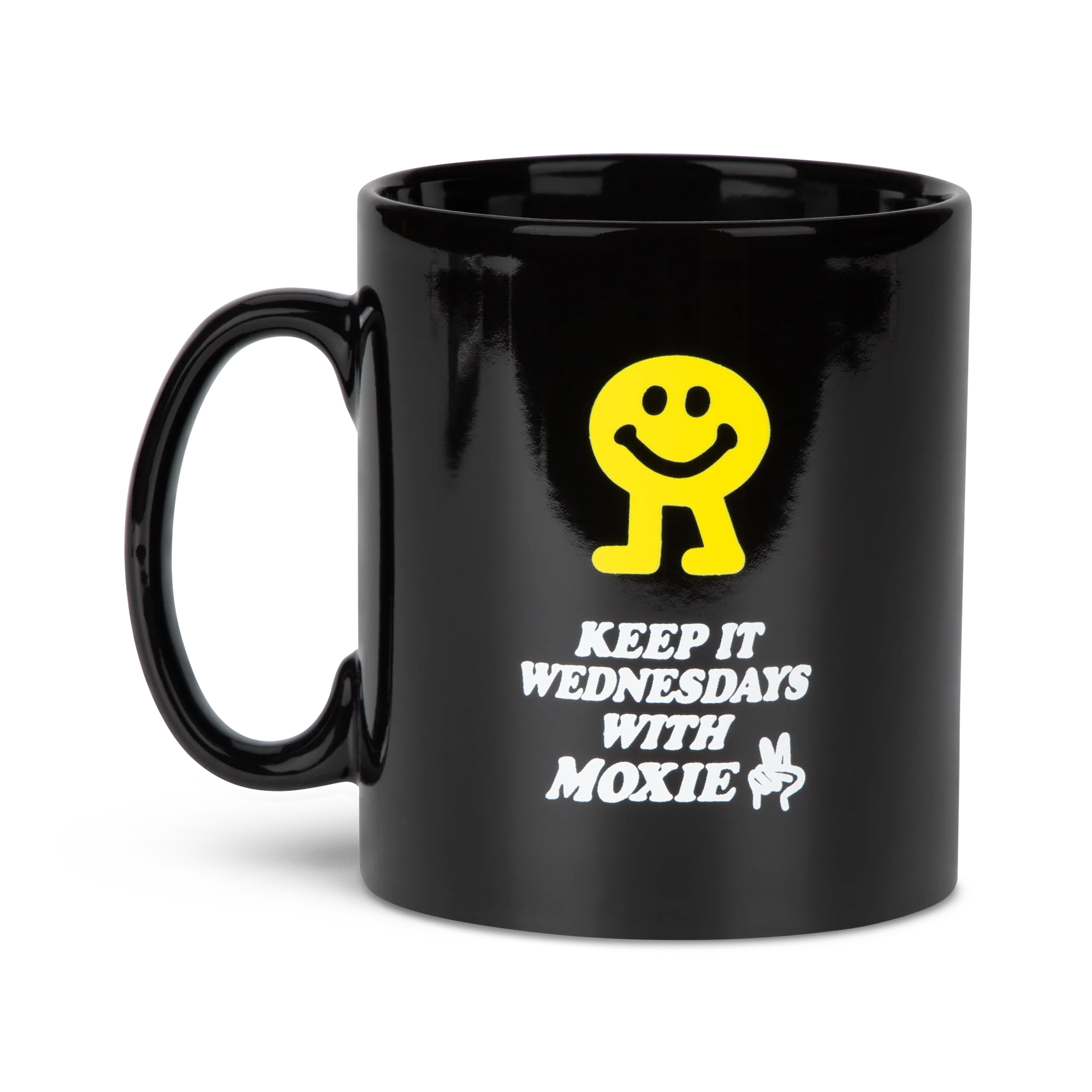 Stress Less with Moxie Mug - Black