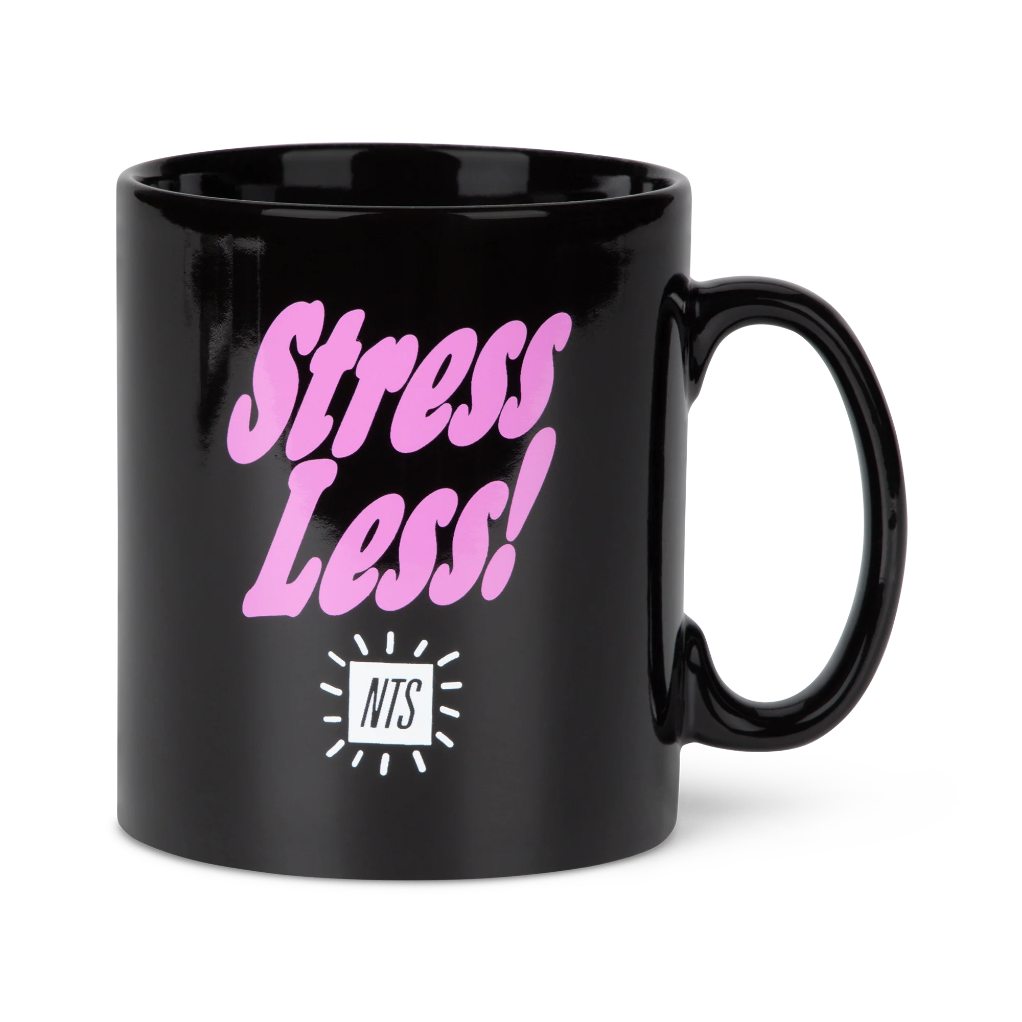 Stress Less with Moxie Mug - Black - Image 2