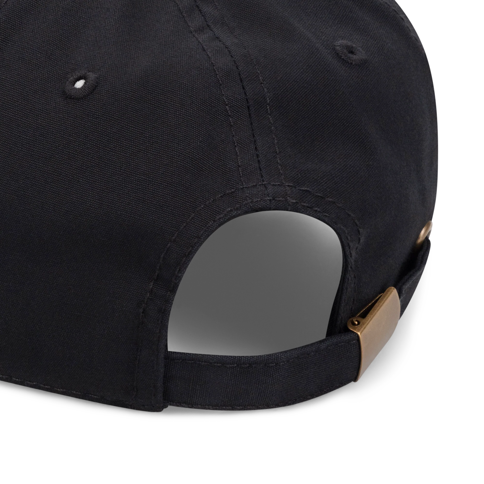 Warped Gothic Logo Cap - Black - Image 4
